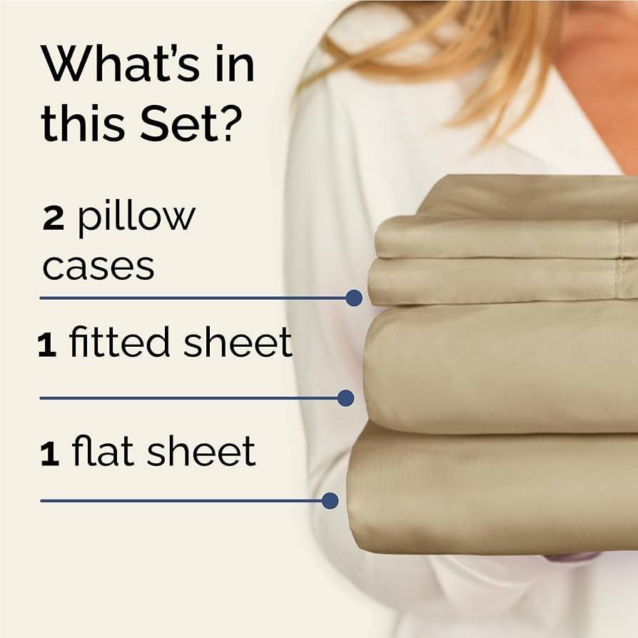 Amazon｜CGK Linens ツイン XL シーツ4点セット - ホット